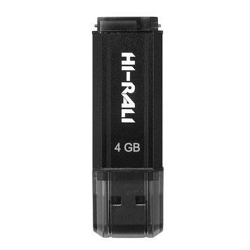 Флеш-накопичувач USB 4GB Hi-Rali Stark Series Black (HI-4GBSTBK) [607141]