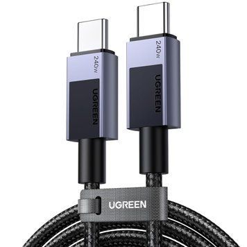 Кабель USB 3.1 Type-C M-M, 1 м, 240W （480Mbps）Чорний, L513 UGREEN (45067) [404064]