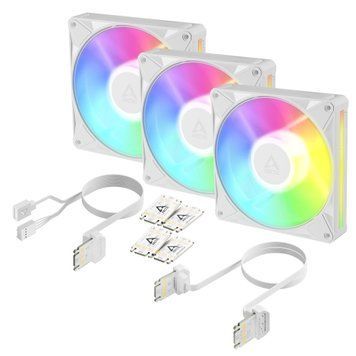 Набір із трьох вентиляторів для корпусу 140MM BioniX P14 A-RGB 3-PACK WHT ARCTIC (ACFAN00342A) [504721]