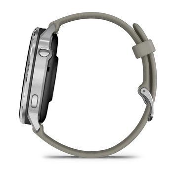 Смарт-годинник Garmin Venu 4 45mm Silver Bezel with Silver Gray Silicone Band (010-03014-01) [619518]