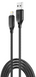 Кабель XO NB235 Zebra Series Braided USB-A to Lightning - 1m (Black) (NB235_L_Black) [202486], фото 1