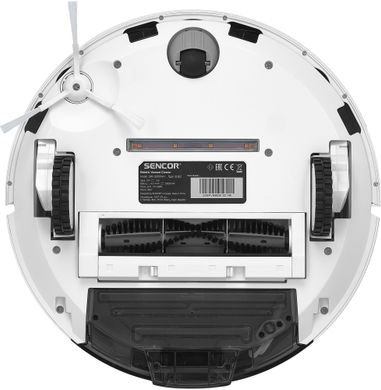 Sencor Робот-пилосос, 400Вт, h=9,8см, вологе прибирання, конт пил -0,45л, вода -0,24л, НЕРА, білий (SRV9350WH)
