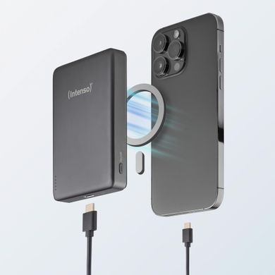 Портативний зарядний пристрій USB 10000MAH MAG GREY MW10000 INTENSO (7344034) [503414]