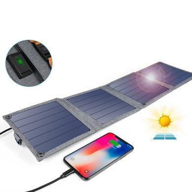 Сонячна панель Choetech 14W SB 5V/2.1A max (SC004) [401635]
