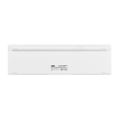 Клавіатура ножнична 2E KS270 109key, WL/BT, EN/UK, сріблясто-білий (2E-KS270WBWH_UA) [103610]