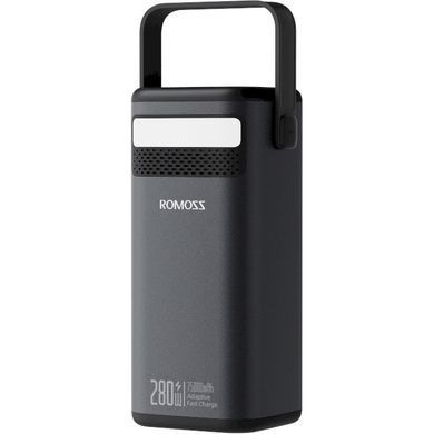 Універсальна мобільна батарея Romoss PMT75 75000mAh Black (PMT75-1E2-2133H) [603443]