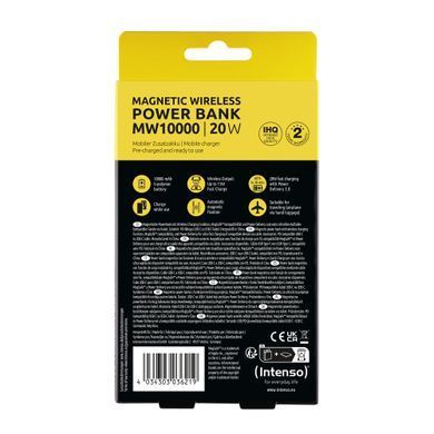 Портативний зарядний пристрій USB 10000MAH MAG GREY MW10000 INTENSO (7344034) [503414]