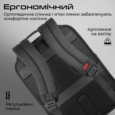 Рюкзак для ноутбука Promate Paramount BP 15.6" Black (paramount-bp) [605759]