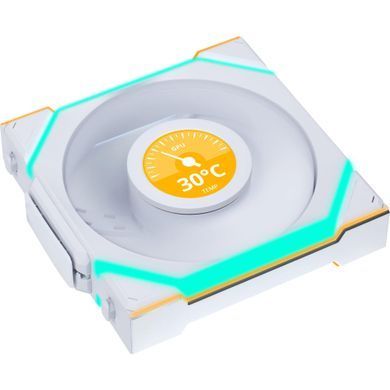 Вентилятор Lian Li Uni Fan SL Wireless LCD Reverse 120-1 White (G99.12RSLLCD1W1W.00) [616502]
