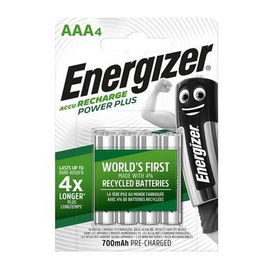 Акумулятор Energizer HR3 700mAh Power Plus (4шт) (7638900417005) [807038]