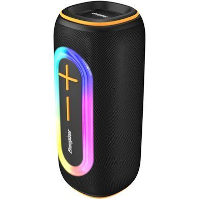 Акустична система 1.0 Energizer 20Вт Bluetooth 5.2/MicroSD/USB/AUX/FM,IPX65, 360&deg; Sound чорна (BTS206) [404798]