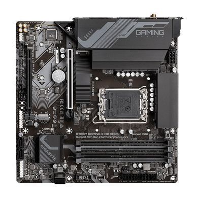 Материнська плата GIGABYTE B760M GAMING X AX s1700 B760 4xDDR5 M.2 HDMI DP Wi-Fi BT mATX (B760M_GAMING_X_AX) [109117]