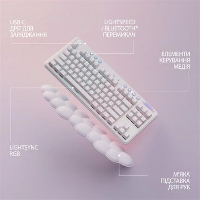 Клавіатура бездротова Logitech G715 Tactile White (920-010465) [605933]