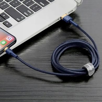 Кабель Baseus cafule Cable USB For iP 2.4A 1m Gold+Blue (CALKLF-BV3) [804378]