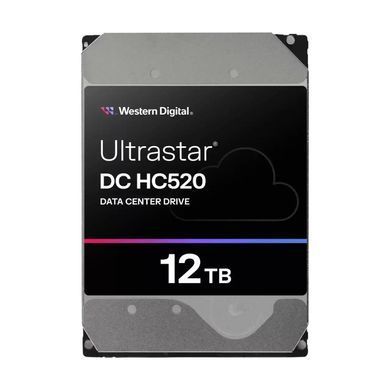 Запам&rsquo;ятовувальний пристрій на жорстких дисках HDD SATA 12TB 7200RPM 6GB/S 256MB DC HC520 WD (0F30146) [501811]