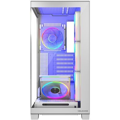 Корпус Modecom VOLCANO STELLAR ARGB MIDI 5x120mm fans WHITE без БЖ ATX (AT-STELLAR-5F-ARGB-20) [403328]