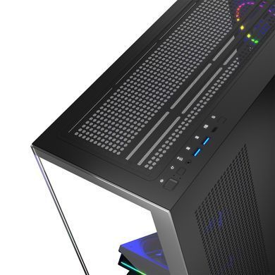 Корпус Modecom VOLCANO STELLAR ARGB MIDI 5x120mm fans BLACK без БЖ ATX (AT-STELLAR-5F-ARGB-10) [403291]