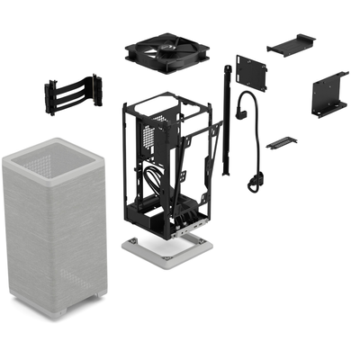 Корпус для ПК FRACTAL DESIGN Mood Light Gray (FD-C-MOD1N-01) [303407]
