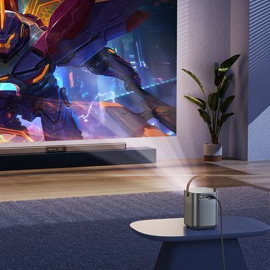 Проектор HOCO DT4 Wi-Fi 2.4/5 ГГц Smart full autofocus projector (720P Android version) EU (6942007645126) [803248]