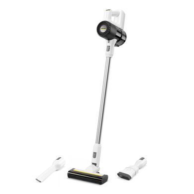 Пилосос Karcher безпровідний KVA 2, конт пил -0.6л, автон. робота до 40хв, вага-2.06кг, білий (1.198-730.0) [102470]
