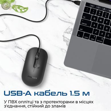 Миша Promate CM-2400 Black (cm-2400.black) [606593]