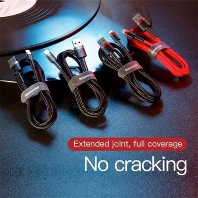 Кабель Baseus cafule Cable USB For iP 2.4A 1m Gold+Blue (CALKLF-BV3) [804378]