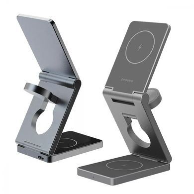 Бездротовий зарядний пристрій Proove Titan Volt 3in1 Gray (WSTV15000003) [603336]
