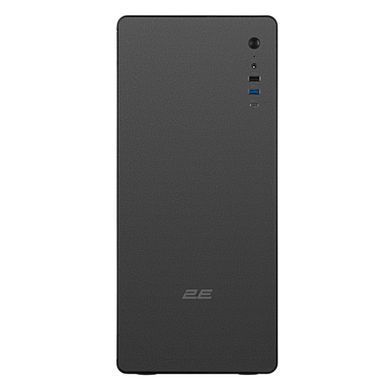 Корпус 2E Credo V500B без БЖ, 1xUSB3.0, 1х USB 2.0, 1xUSB Type-C, 1x120мм, VGA 310мм, ATX, чорний (2E-V500B) [110115]