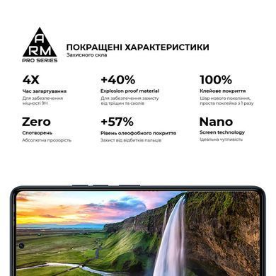 Захисне скло Armorstandart Pro для Tecno Camon 20 4G Pro 4G Black (ARM68940) [600657]