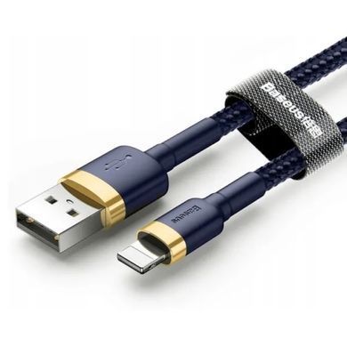 Кабель Baseus cafule Cable USB For iP 2.4A 1m Gold+Blue (CALKLF-BV3) [804378]