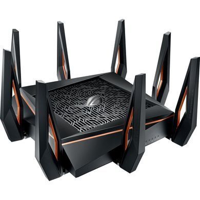 Маршрутизатор ASUS GT-AX11000 AX11000, 4xGE LAN, 1xGE WAN, 2xUSB3.1, MESH, EU-UK (90IG04H0-MU9G00) [104643]