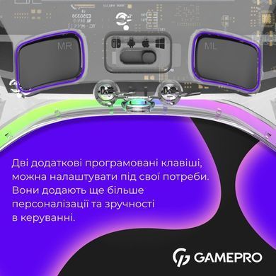 Геймпад GamePro Transparent (GPX13T) [611128]