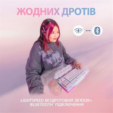 Клавіатура бездротова Logitech G715 Tactile White (920-010465) [605933]