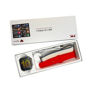 Смарт-годинник HK 10 Pro Plus 46mm. 260 mAh. IP67+Amoled Red (HK10P+3Red) [802654]