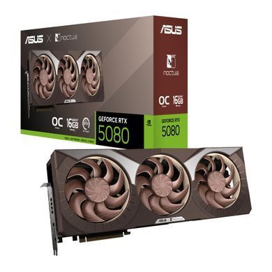 Відеокарта ASUS GeForce RTX 5080 16GB GDDR7 OC RTX5080-O16G-NOCTUA (90YV0M32-M0NA00) [111532]
