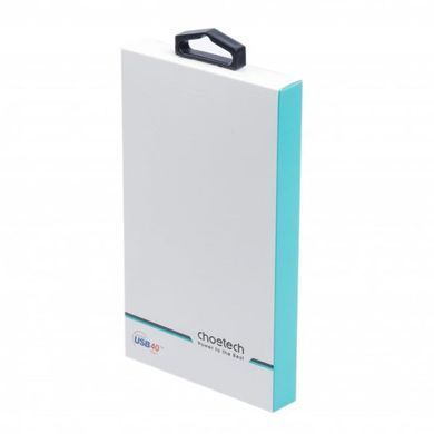 Кабель Choetech USB Type-C - USB Type-C (M/M), 0.8 м, Black (XCC-1028-BK) [619395]