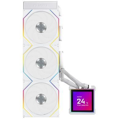 Система водяного охолодження Lian Li HydroShift II LCD-S 360TL White (G89.GHS2LCDS36TW.00) [617794]