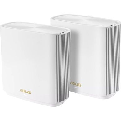 Система WiFi-Mesh ASUS ZenWiFi XT8 v2 AX6600, 3xGE LAN, 1x2.5GE WAN, 1xUSB3.1, 2мод, білий (90IG0590-MO3A80) [104647]
