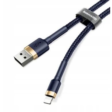 Кабель Baseus cafule Cable USB For iP 2.4A 1m Gold+Blue (CALKLF-BV3) [804378]
