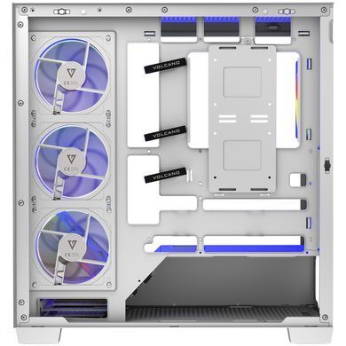 Корпус Modecom VOLCANO STELLAR ARGB MIDI 5x120mm fans WHITE без БЖ ATX (AT-STELLAR-5F-ARGB-20) [403328]