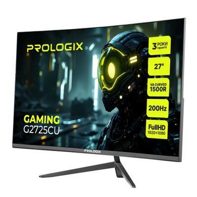 Монітор Prologix Gaming 27" VA Black Curved 200Hz (G2725CU) [617050]