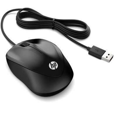 Миша HP 1000, USB-A, чорний (4QM14AA) [103925]