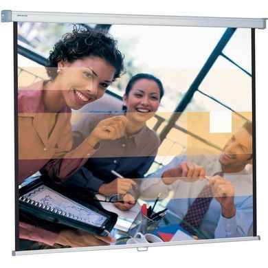 Екран підвісний Da-Lite SlimScreen 1:1, 96", 1.73x1.73 м, MW (10200063) [15468]