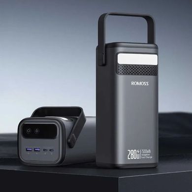 Універсальна мобільна батарея Romoss PMT75 75000mAh Black (PMT75-1E2-2133H) [603443]