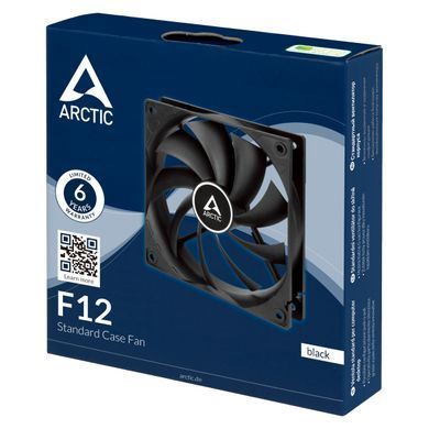 Вентилятор Arctic F12 Black (ACFAN00201A) [612977]