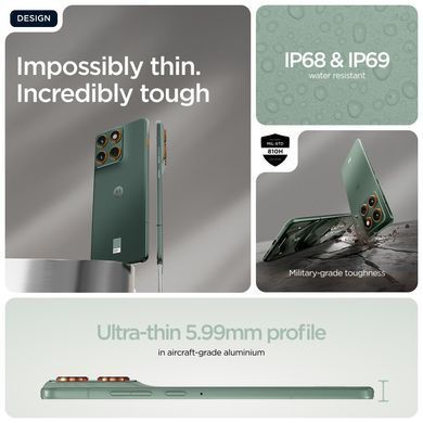 Мобільний телефон MOTO EDGE 70 12/512 Lily Pad MOTOROLA (PBA50025RS) [503362]