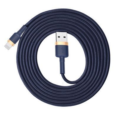 Кабель Baseus Cafule Cable USB For iP 1.5A 2m Gold+Blue (CALKLF-CV3) [802321]