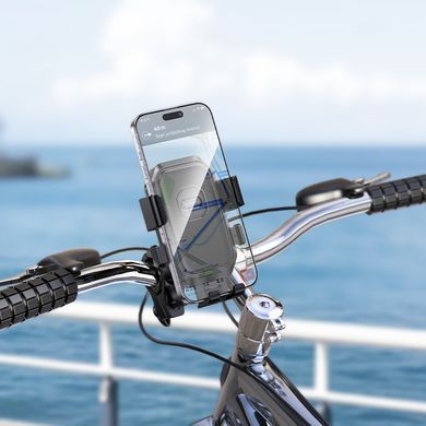 Велотримач для телефона BOROFONE BH141 Camino riding holder Black (6941991125584) [806681]