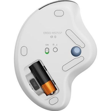 Миша бездротова Logitech Ergo M575S Off-White + Blue Ball (910-007030) [606689]