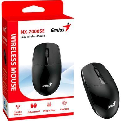 Миша Genius NX-7000SE, WL, чорний (31030032400) [104113]